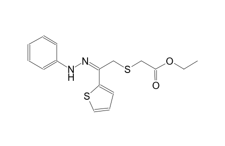 Ethyl ([(2Z)-2-(phenylhydrazono)-2-(2-thienyl)ethyl]sulfanyl)acetate