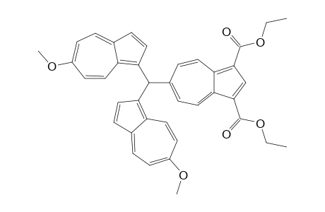 6-[bis(6-methoxy-1-azulenyl)methyl]azulene-1,3-dicarboxylic acid diethyl ester