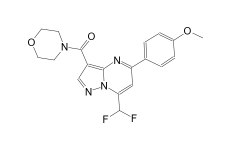 7-(difluoromethyl)-5-(4-methoxyphenyl)-3-(4-morpholinylcarbonyl)pyrazolo[1,5-a]pyrimidine
