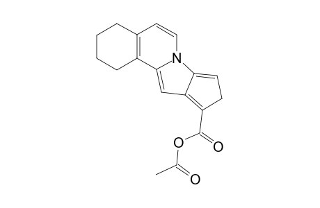 10-Acetoxycarbonyl-1,2,3,4,9-pentahydropentano[2,3-a]isoquinoline