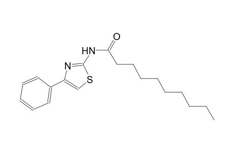 N-(4-phenyl-1,3-thiazol-2-yl)decanamide