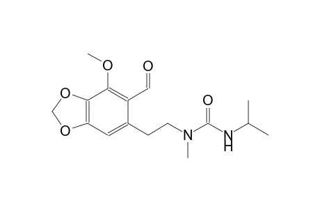 N-[2-(6-formyl-7-methoxy-1,3-benzodioxol-5-yl)ethyl]-N'-isopropyl-N-methylurea