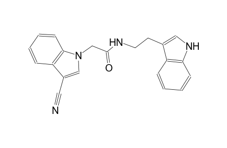 2-(3-cyano-1H-indol-1-yl)-N-[2-(1H-indol-3-yl)ethyl]acetamide