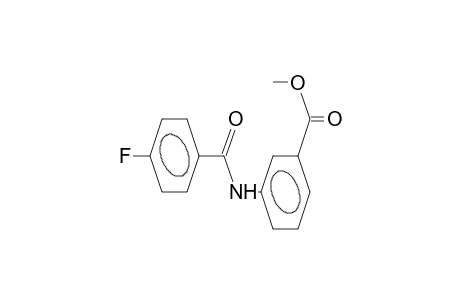 N-(3-methoxycarbonylphenyl)-4-fluorobenzamide