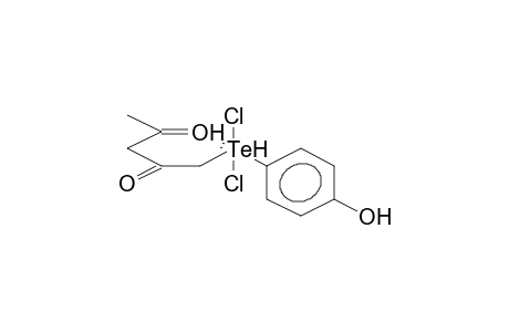 DICHLORO(2,4-DIOXOPENTYL)(4-HYDROXYPHENYL)TELLURE (KETO)