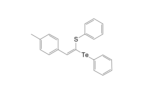 (E/Z)-2-(4-Methylphenyl)-1-phenylsulfanyl-1-phenyltellanyl-1-ethene