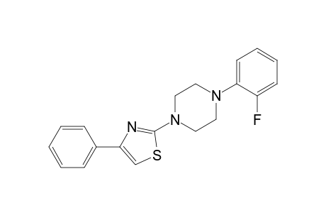 1-(2-Fluorophenyl)-4-(4-phenyl-1,3-thiazol-2-yl)piperazine
