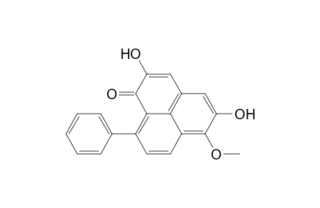 1H-Phenalen-1-one, 2,5-dihydroxy-6-methoxy-9-phenyl-