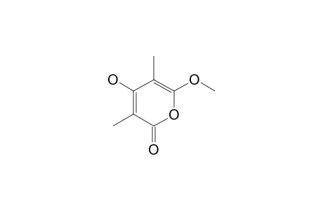 4-HYDROXY-6-METHOXY-3,5-DIMETHYL-2H-PYRAN-2-ONE