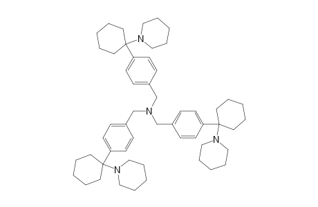 4-[1-(1-Piperidinyl)cyclohexyl]-N,N-bis[[4-[1-(1-piperidinyl)cyclohexyl]phenyl]methyl]benzenemethanamine