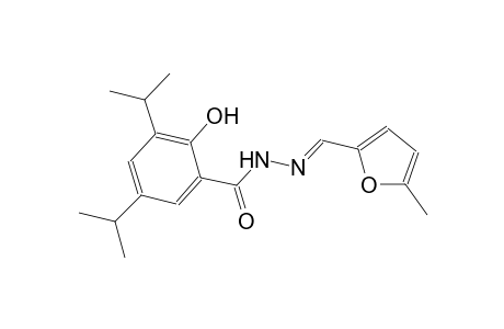 2-hydroxy-3,5-diisopropyl-N'-[(E)-(5-methyl-2-furyl)methylidene]benzohydrazide