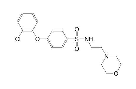 4-(2-chlorophenoxy)-N-[2-(4-morpholinyl)ethyl]benzenesulfonamide
