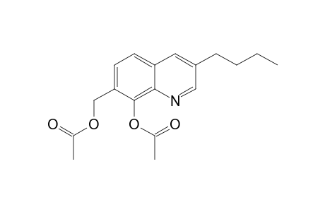 8-Acetoxy-3-n-butyl-7-(acetoxymethyl)quinoline