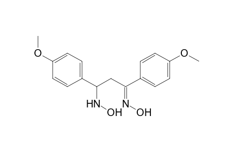 1,3-Bis-(4-methoxyphenyl)-3-hydroxyamino-1-hydroxyiminopropane