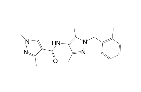 N-[3,5-dimethyl-1-(2-methylbenzyl)-1H-pyrazol-4-yl]-1,3-dimethyl-1H-pyrazole-4-carboxamide