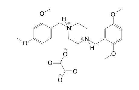 1-(2,4-dimethoxybenzyl)-4-(2,5-dimethoxybenzyl)piperazinediium oxalate