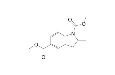 Dimethyl-2-methylindoline-1,5-dicarboxylate