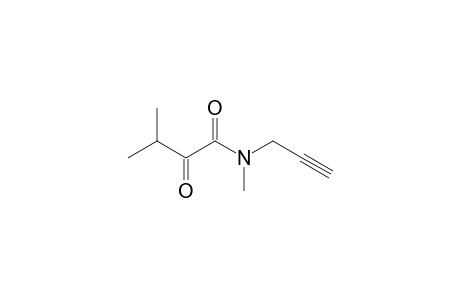 N-Methyl-N-propargyl-3-methyl-2-oxobutyramide
