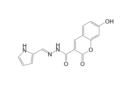 N'-((1H-Pyrrol-2-yl)methylene)-7-hydroxy-2-oxo-2H-chromene-3-carbohydrazide