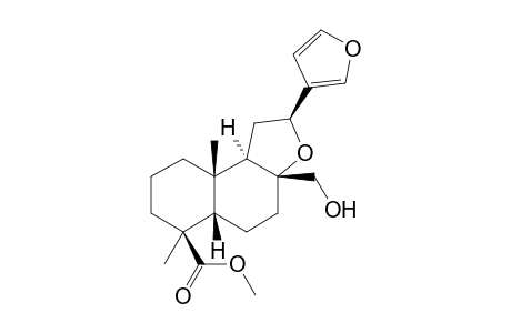 (1S,3R,3aR,5aS,6S,9aS)-3a-Hydroxymethyl-6,9a-dimethyl-1-(3-furyl)-6-methoxycarbonyl-1,2,3,3a,4,5,5a,6,7,8,9,9a-dodecahydronaphtho[2,1-b]furan