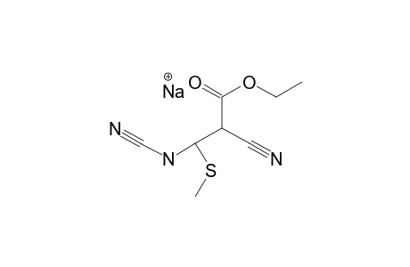 ETHYL-2-CYANO-3-(CYANOAMINO)-3-(METHYLTHIO)-ACRYLATE-SODIUM-SALT
