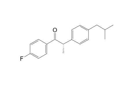 (2S)-1-(4-fluorophenyl)-2-(4-isobutylphenyl)propan-1-one