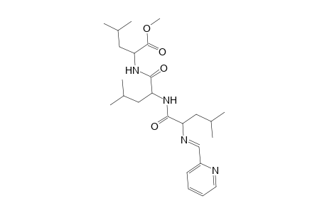 L-Leucine, N-[N-[N-(2-pyridinylmethylene)-L-leucyl]-L-leucyl]-, methyl ester