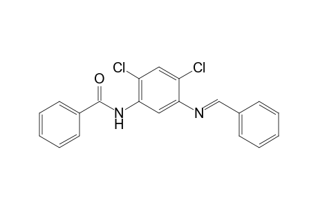 Benzamide, N-(5-benzylidenamino-2,4-dichlorophenyl)-