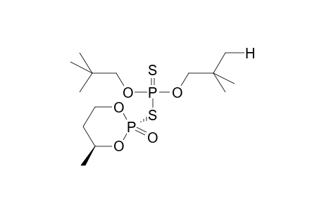 TRANS-2-S(DINEOPENTYLOXYTHIOPHOSPHORYL)-2-OXO-4-METHYL-1,3,2-DIOXAPHOSPHORINAN
