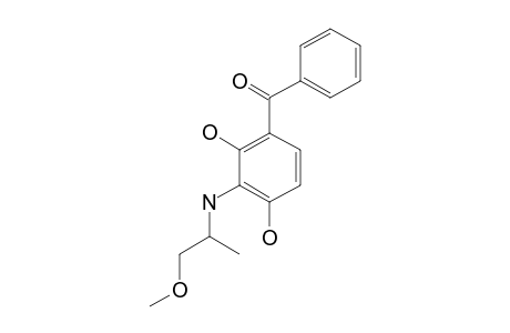 [2,4-DIHYDROXY-3-[(1-METHOXYPROP-2-YL)-AMINO]-PHENYL]-PHENYLMETHANONE