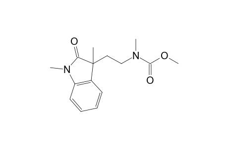 3-(2'-N-Methoxycarbonylmethylamino)ethyl-1,3-dimethyloxindole