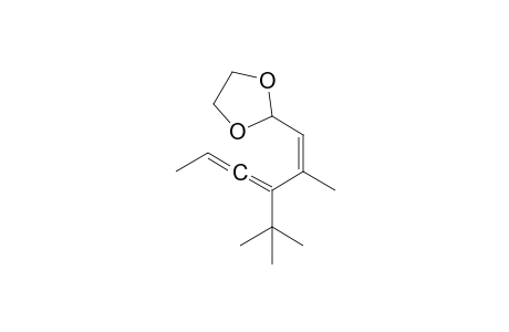 2-[(1Z)-3-tert-Butyl-2-methylhexa-1,3,4-trien-1-yl]-[1,3]dioxolane