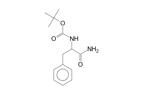 3-Phenylpropanamide, 2-t-butoxycarbonylamino-