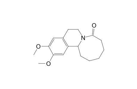 8H-Azocino[2,1-a]isoquinolin-8-one, 5,6,9,10,11,12,13,13a-octahydro-2,3-dimethoxy-