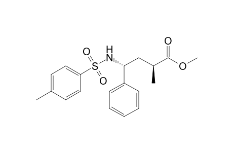 (2S,4R)-2-methyl-4-phenyl-4-(tosylamino)butyric acid methyl ester