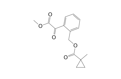 Benzeneacetic acid, 2-[[[(1-methylcyclopropyl)carbonyl]oxy]methyl]-alpha-oxo-, methyl ester