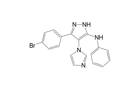 3-(4-bromophenyl)-4-(1H-imidazol-1-yl)-N-phenyl-1H-pyrazol-5-amine