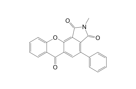 2-METHYL-1,3-DIOXO-4-PHENYLPYRROLO-[3,4-C]-XANTHONE