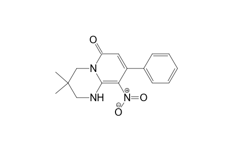 1,2,3,4-Tetrahydro-3,3-dimethyl-9-nitro-8-phenyl-6H-pyrido[1,2-a]pyrimidin-6-one