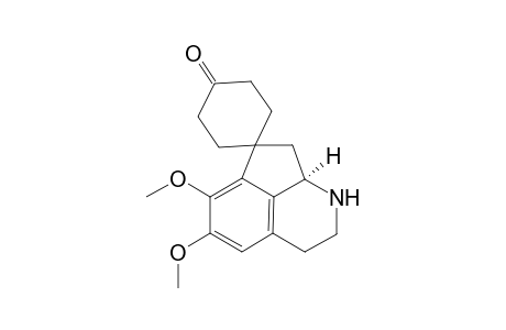 Spiro[cyclohexane-1,7'(1'H)-cyclopent[ij]isoquinolin]-4-one, 2',3',8',8'a-tetrahydro-5',6'-dimethoxy-, (R)-