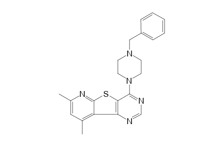 4-(4-Benzyl-1-piperazinyl)-7,9-dimethylpyrido[3',2':4,5]thieno[3,2-d]pyrimidine