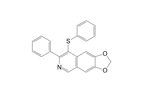 7-Phenyl-8-(phenylthio)[1,3]dioxolo[4,5-g]isoquinoline