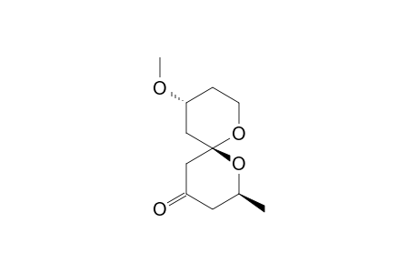 (2S,6R,10R)-10-Methoxy-2-methyl-1,7-dioxaspiro[5.5]undecan-4-one