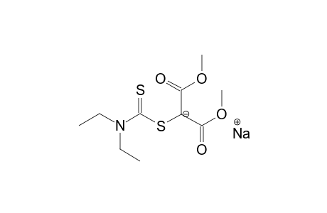 sodium 2-((diethylcarbamothioyl)thio)-1,3-dimethoxy-1,3-dioxopropan-2-ide