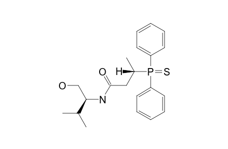 (3-R,1'-S)-3-DIPHENYLPHOSPHINOTHIOYL-N-(2'-HYDROXY-1'-ISOPROPYL)-ETHYL-3-METHYLPROPANAMIDE