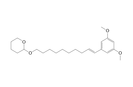 2-[(E)-10-(3,5-dimethoxyphenyl)dec-9-enoxy]oxane