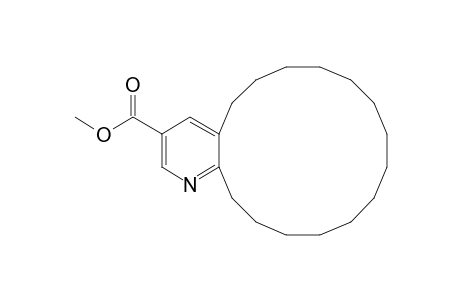 Methyl 5,6,7,8,9,10,11,12,13,14,15,16,17,18-tetradecahydrocyclohexadeca[b]pyridine-3-carboxylate