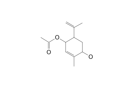 (3-R*,4-R*,6-S*)-3-ACETOXY-6-HYDROXY-PARA-MENTHA-1,8-DIENE