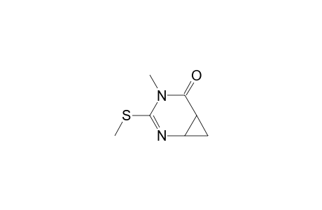 2,4-Diazabicyclo[4.1.0]hept-2-en-5-one, 4-methyl-3-(methylthio)-