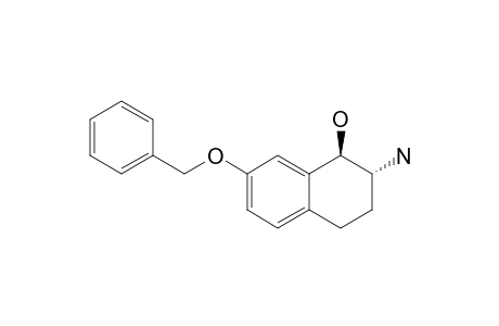 TRANS-2-AMINO-7-BENZYLOXY-1,2,3,4-TETRAHYDRO-1-NAPHTHALENOL